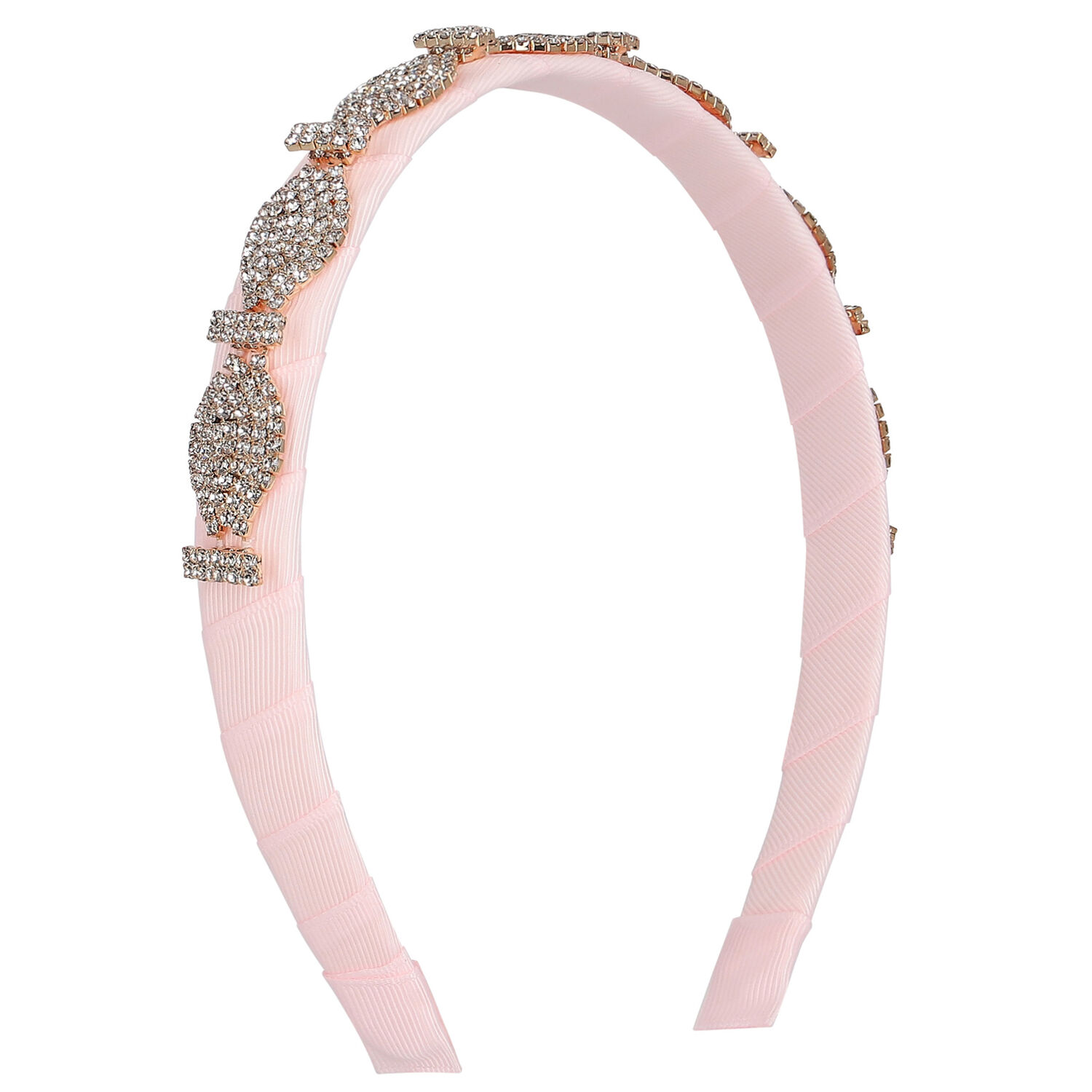 Girls Pink Embellished Headband, 1, hi-res image number null
