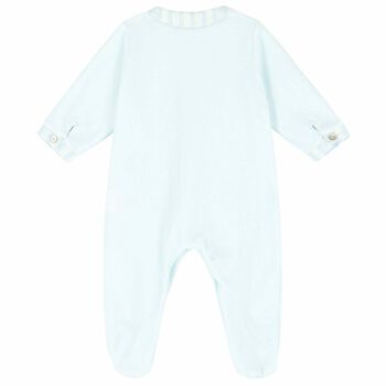 Baby Boys Blue Babygrow