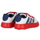 Boys Boys White & Red Marvel Grand Court Trainers, 1, hi-res