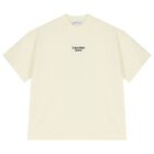 طقم أولاد شورت بالشعار باللون العاجي, 2, hi-res