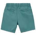 Boys Green Shorts, 1, hi-res