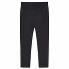 Girls Grey Logo Leggings, 3, hi-res