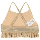 بيكيني ذهبي بفيونكة للبنات, 2, hi-res