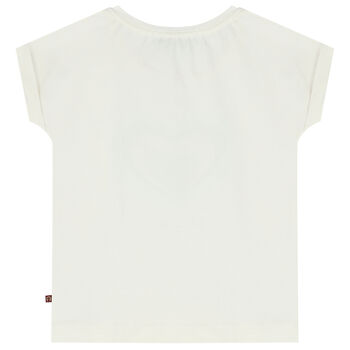 Girls Ivory Logo T-Shirt