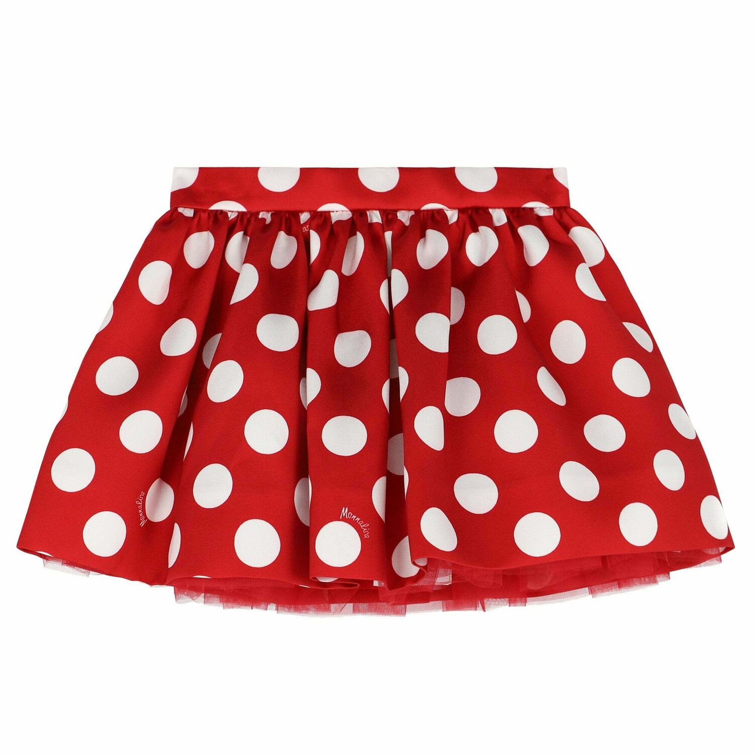 Girls Red & White Skirt, 1, hi-res