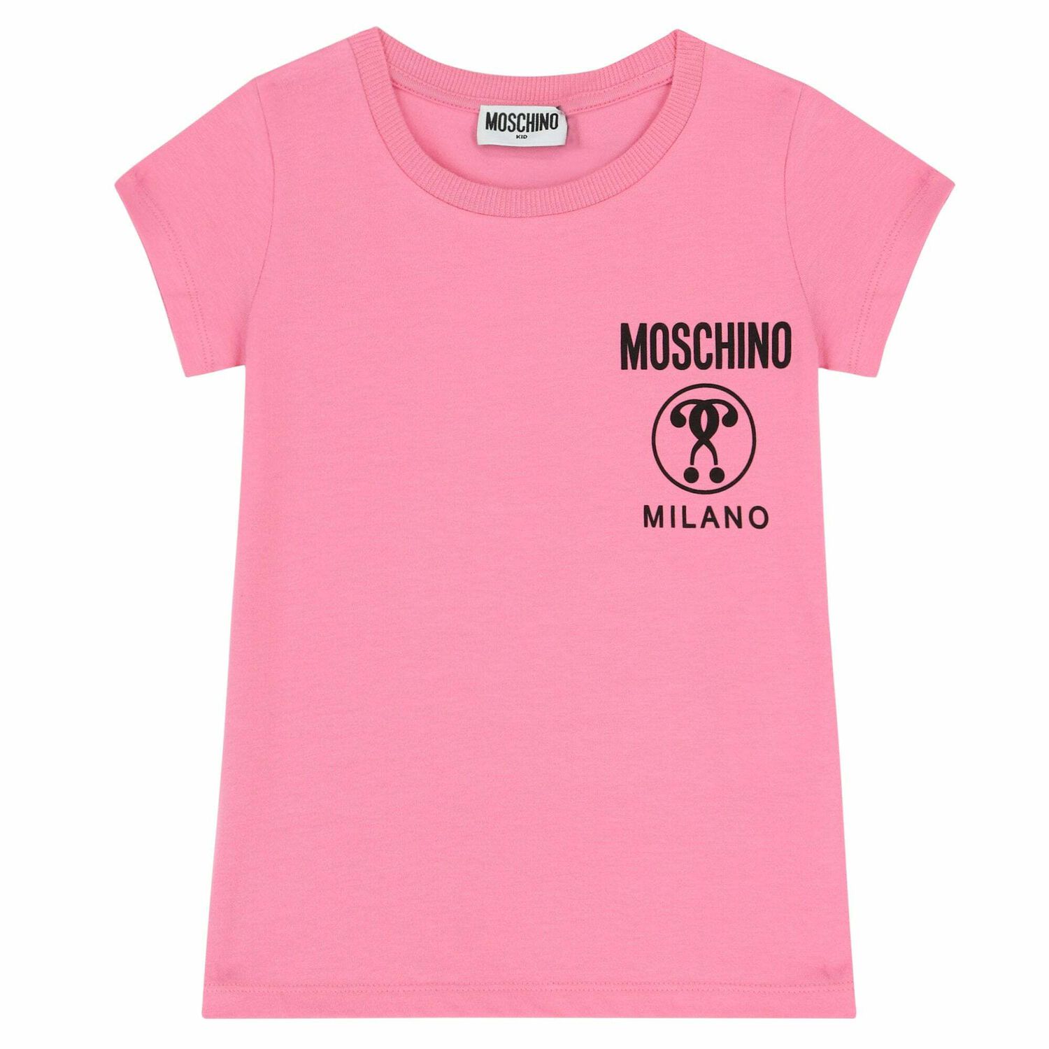 Girls Pink Logo T-Shirt, 1, hi-res