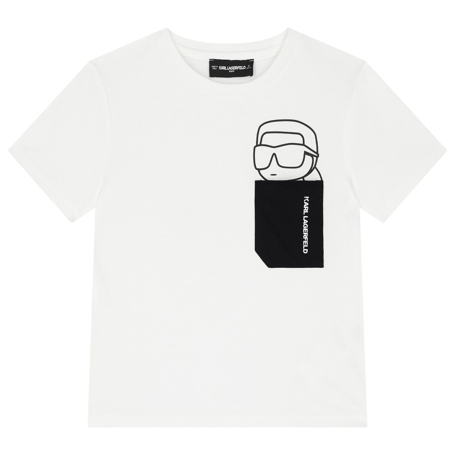 Boys White Logo T-Shirt, 1, hi-res
