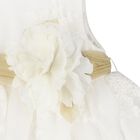 فستان بنات بطبعة الزهور باللون الأبيض, 1, hi-res