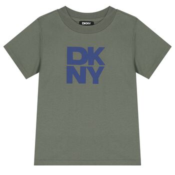 تي شيرت بشعار أخضر للأولاد