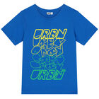 طقم شورت أولاد باللون الازرق والرمادى, 1, hi-res