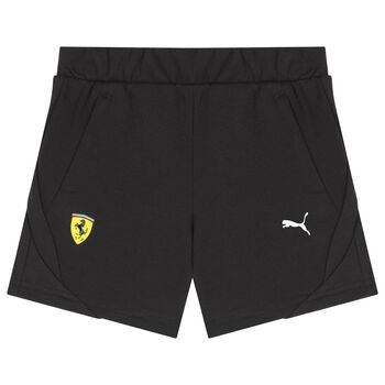Boys Black Logo Shorts