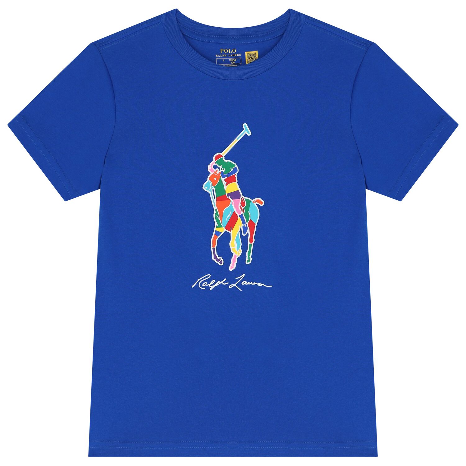 Boys Blue Logo T-Shirt, 2, hi-res