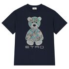Navy Blue Teddy Bear Logo T-Shirt, 2, hi-res