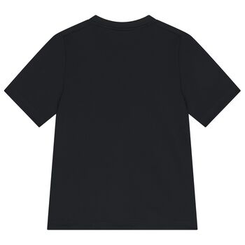 تيشيرت أسود للأولاد بشعار Dri-Fit