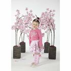 توب باكمام باللون الوردى للبنات, 1, hi-res