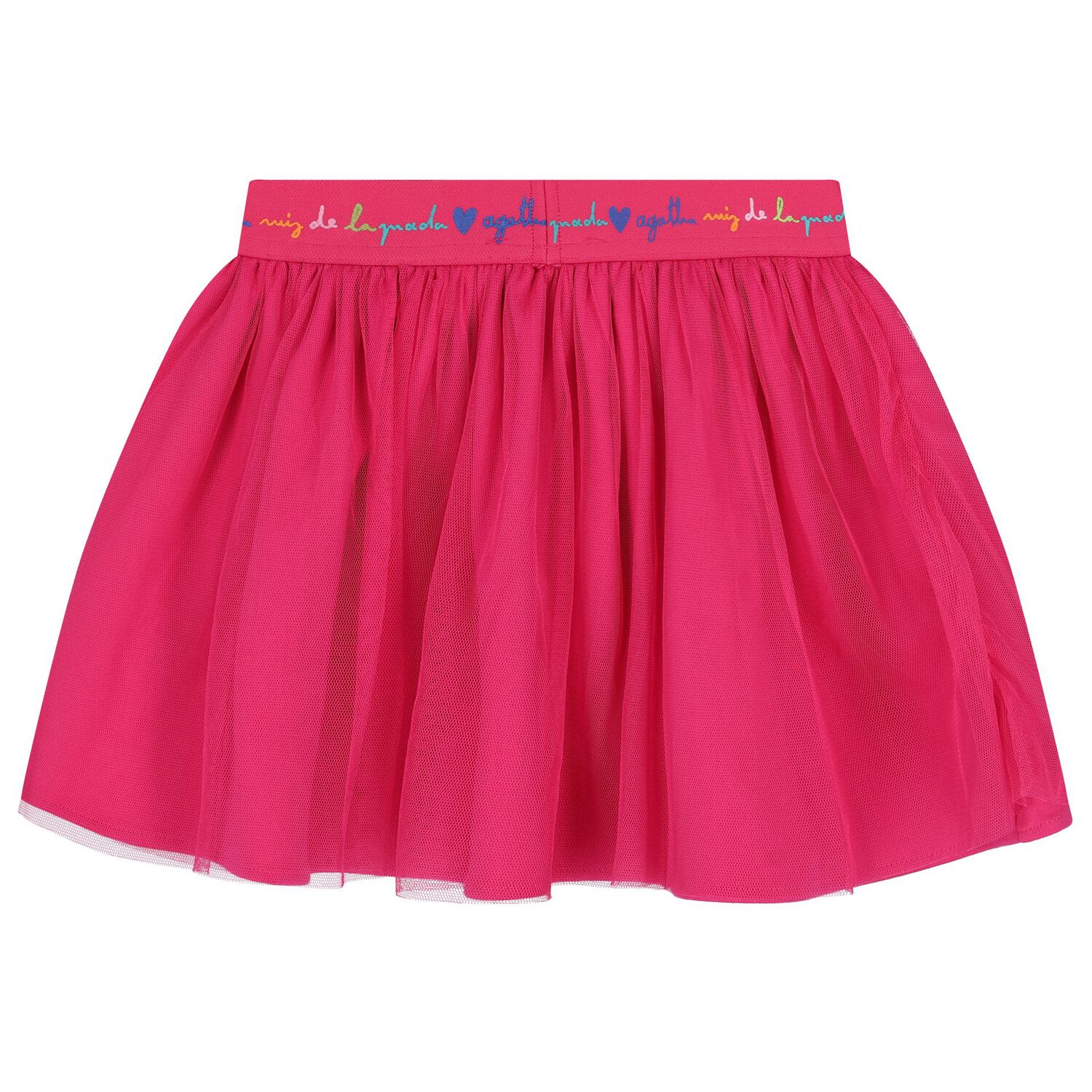 Girls Blue & Pink Bow Skirt Set, 1, hi-res