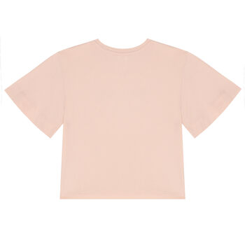 Girls Pink Logo T-Shirt