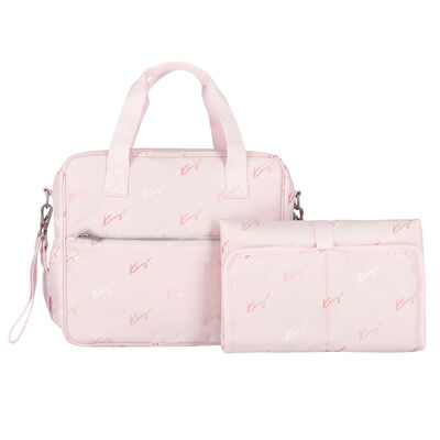 Pink Logo Baby Changing Bag