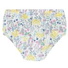 فستان بطبعة الزهور باللون الوردي الأصفر والابيض, 1, hi-res