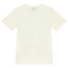 طقم شورت أولاد باللون العاجى والبرتقالى, 1, hi-res