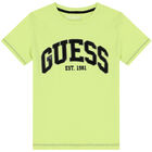 Boys Green Logo T-Shirt, 2, hi-res