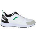 Boys White Mini Me Logo Trainers, 1, hi-res