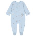 Baby Boys Blue Puppy Babygrow Set, 3, hi-res