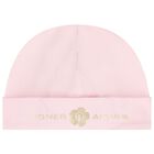 Baby Girls Pink & Gold Logo Babygrow Gift Set, 1, hi-res