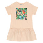 فستان بالشعار باللون الوردي, 1, hi-res