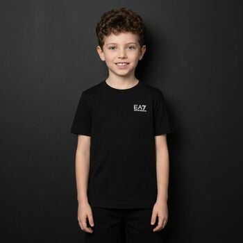 Boys Black Logo T-Shirt