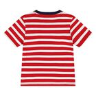 Baby Boys Red & Navy Blue Shorts Set, 1, hi-res