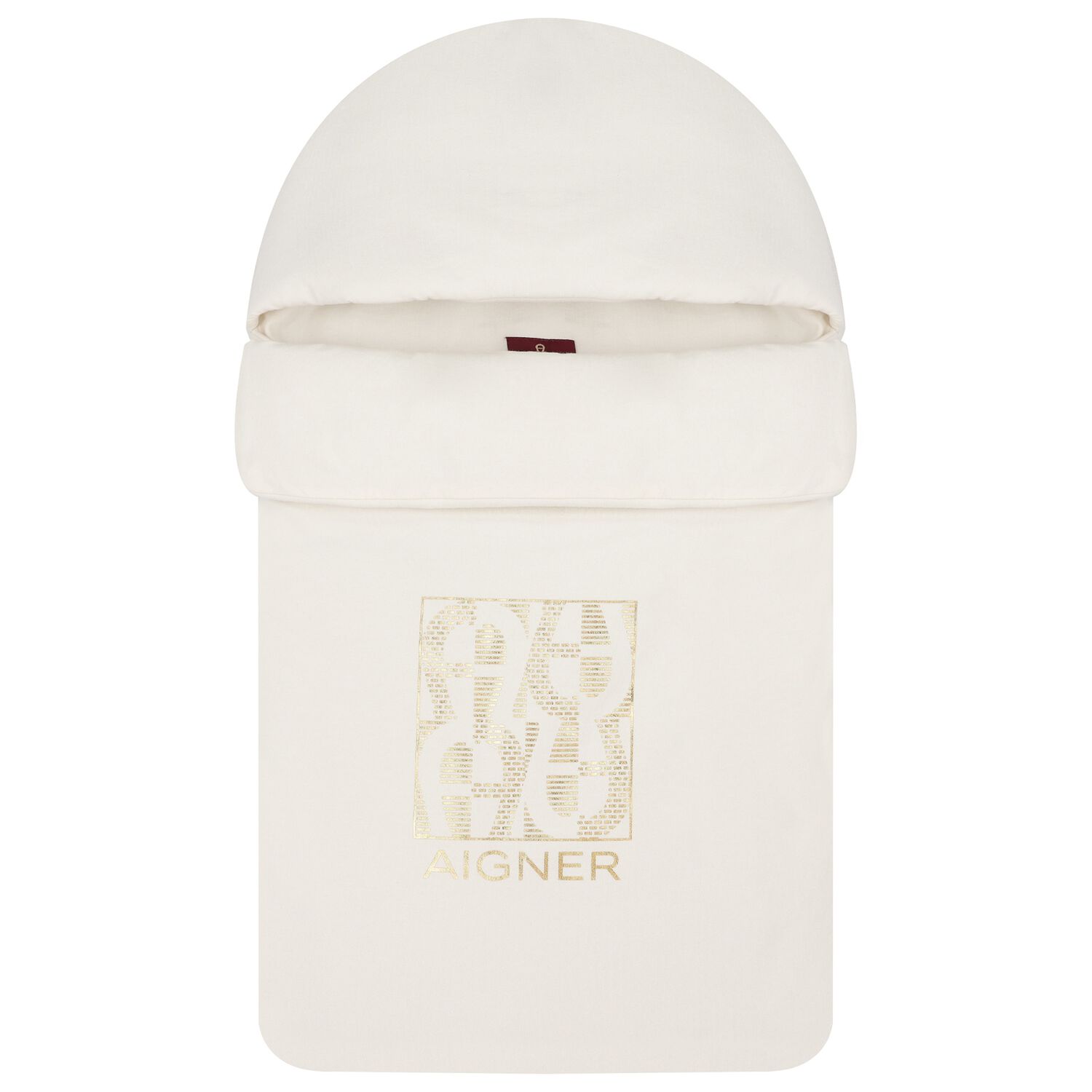 Ivory & Gold Logo Baby Nest, 1, hi-res