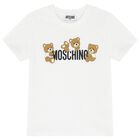 White Teddy Bear Logo T-Shirt, 1, hi-res
