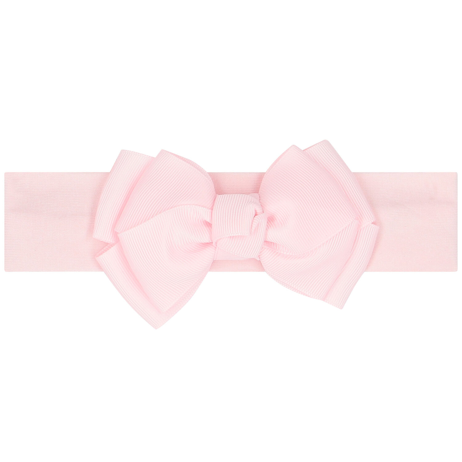 Baby Girls Pink Bow Headband, 1, hi-res