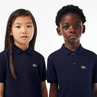 Boys Navy Blue Logo Polo Shirt, 3, hi-res