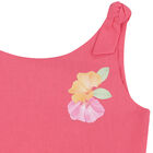 فستان بنات بطبعة الزهور باللون الوردي, 1, hi-res