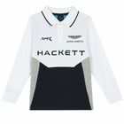 تيشيرت بولو بالشعار باللون الابيض للاولاد, 1, hi-res