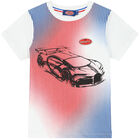 Boys White Logo T-Shirt, 1, hi-res