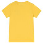 Boys Yellow Logo T-Shirt, 5, hi-res
