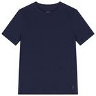 Boys Navy Blue, Green & Orange Logo T-Shirts ( 3-Pack ), 2, hi-res