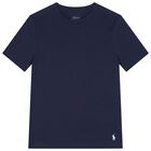 Boys Navy Blue & Blue Logo T-Shirts ( 3-Pack ), 1, hi-res