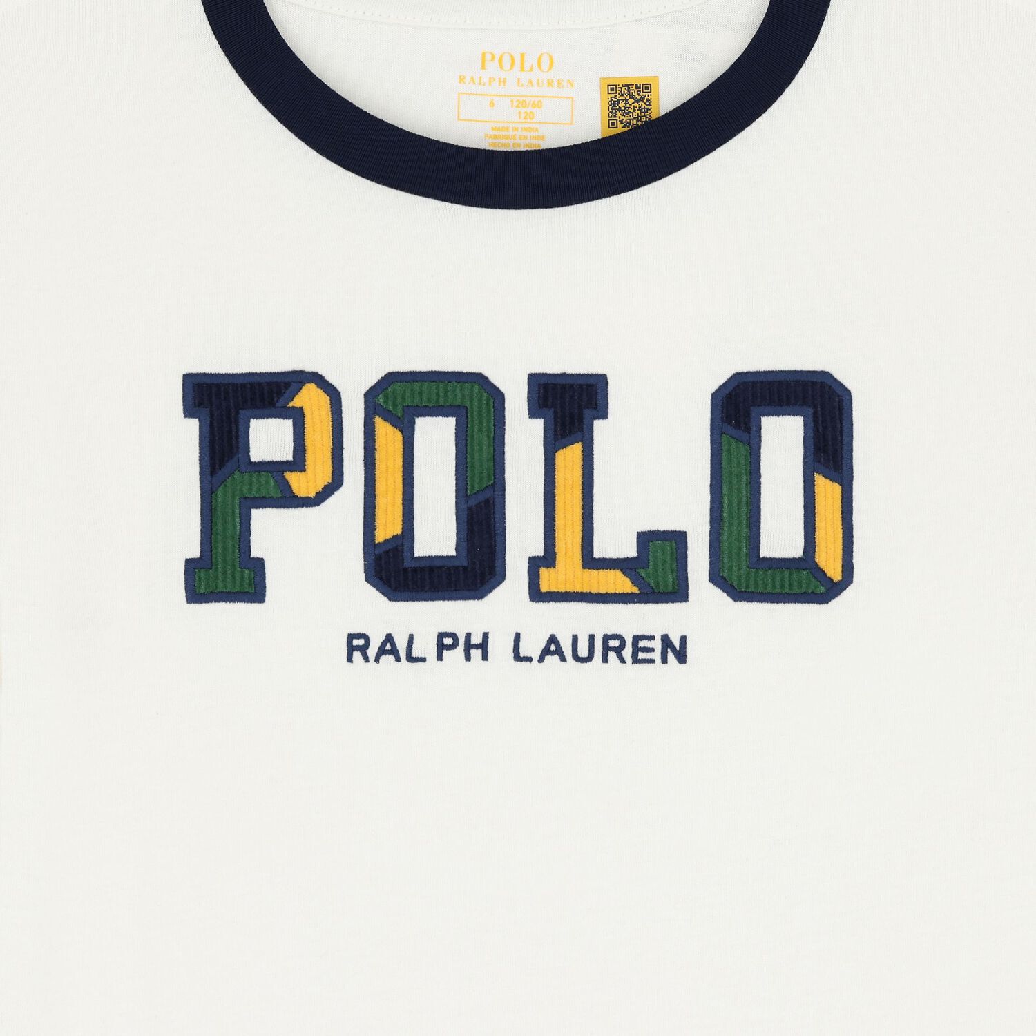 Boys White Logo T-Shirt, 3, hi-res