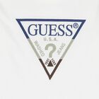 توب اولاد باكمام طويله بالشعار باللون الابيض , 1, hi-res