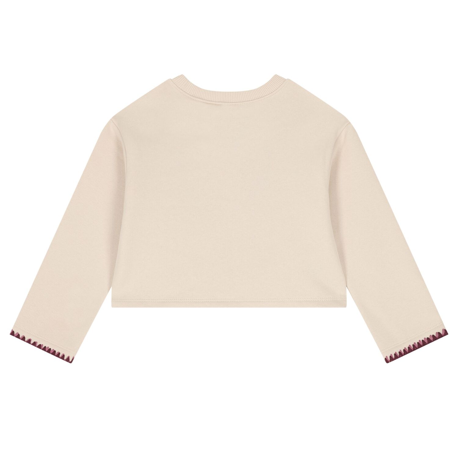 Girls Beige Heart Skirt Set, 1, hi-res