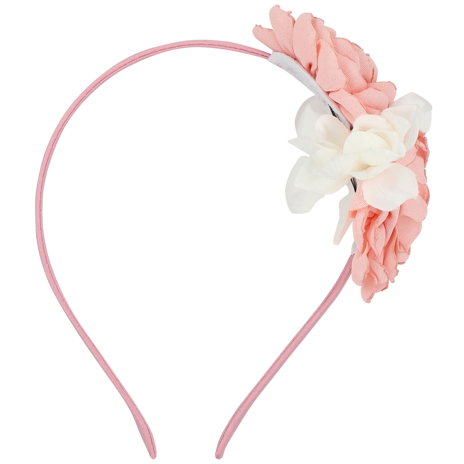 Girls Pink Flower Headband, 1, hi-res image number null