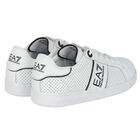White Logo Trainers, 1, hi-res