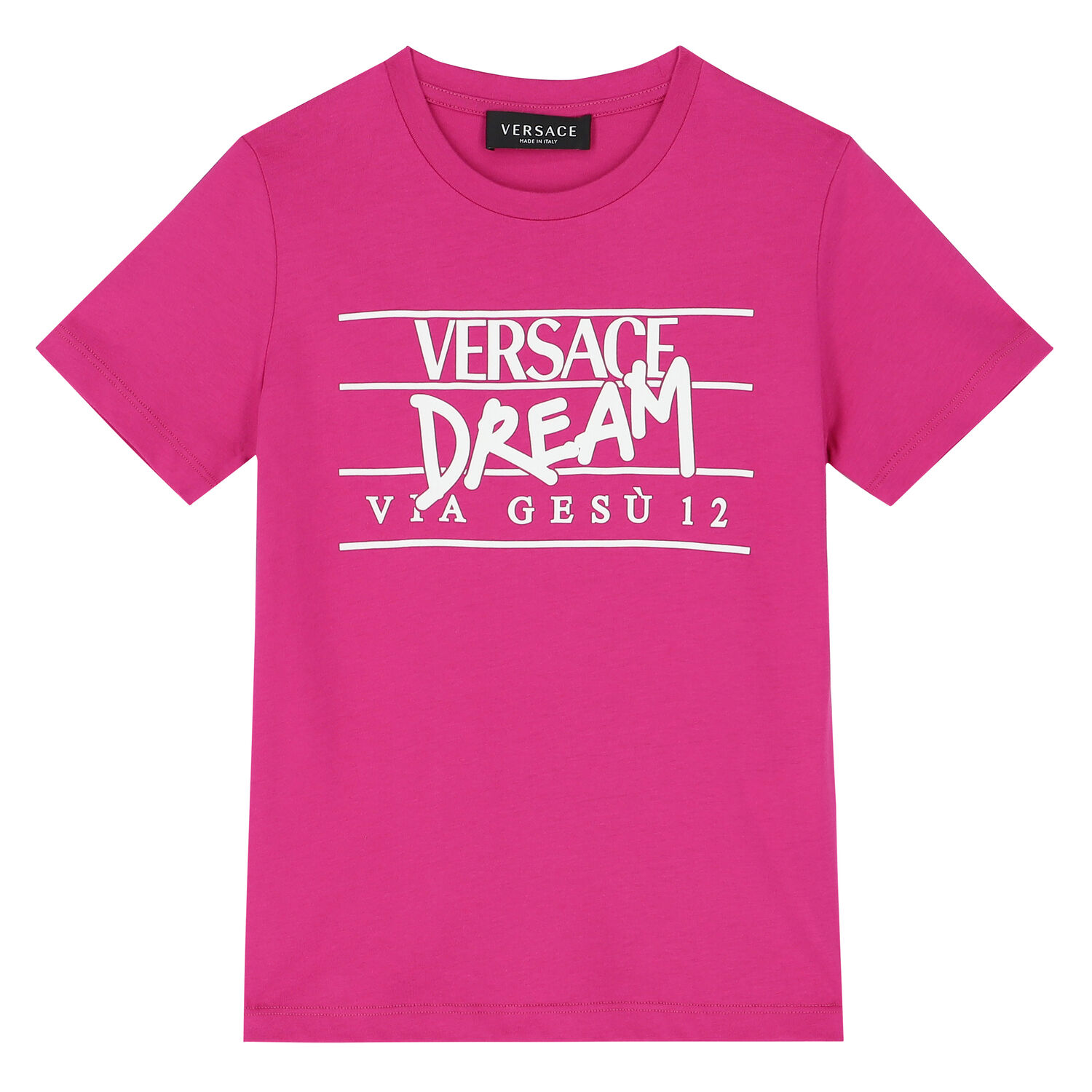 Girls Pink Logo T-Shirt, 3, hi-res