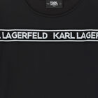 فستان بنات بالشعار باللون الأسود, 1, hi-res