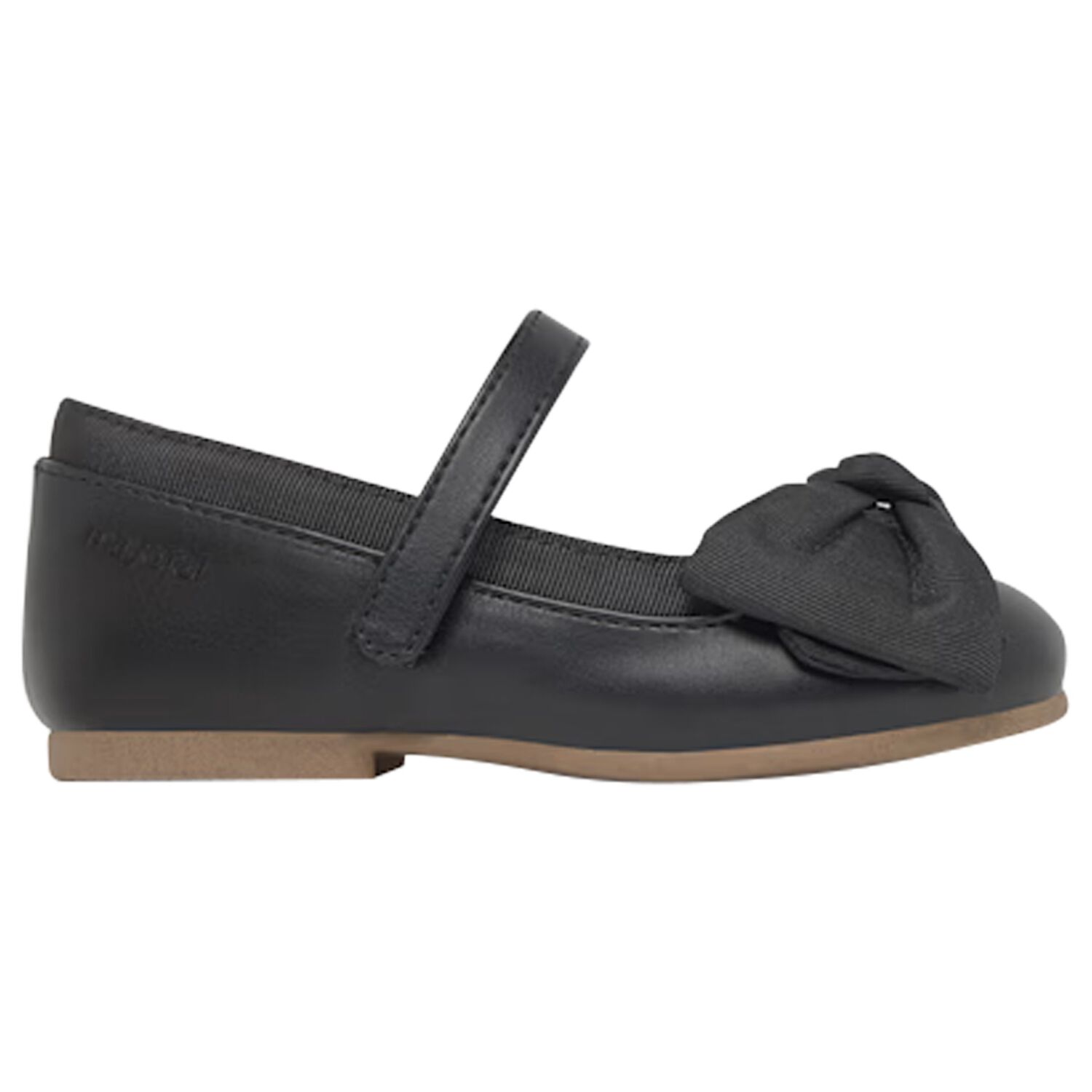 أحذية زهور سوداء للبنات الصغار, 1, hi-res