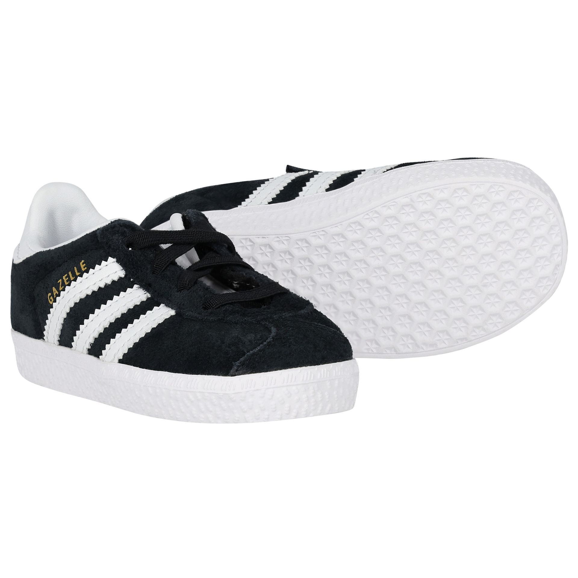 Adidas black gazelle trainers junior cheap